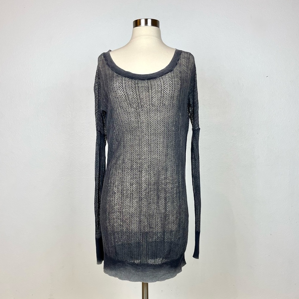ALL SAINTS Grey Knit Aglaea Mini Sweater Dress.  NWOT. Size 4